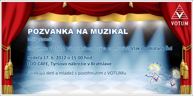 Pozvánka na muzikál 17.6.2012